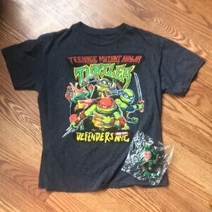 Teenage Mutant Ninja Turtles Kids Gray T-Shirt